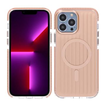 Mönstrat TPU Skal till iPhone 13 Pro Max med MagSafe - Guld