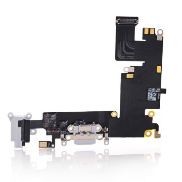 iPhone 6 Plus Laddkontakt Flexkabel - Silver- G-SP.se
