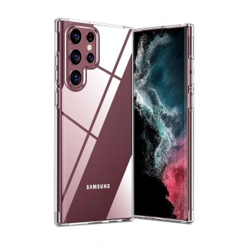 Samsung S22 Ultra Stöttåligt Skal Rvelon - Transparent- G-SP.se
