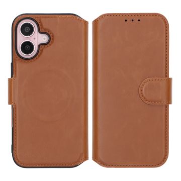 iPhone 16 Plånboksfodral Rvelon - Brun