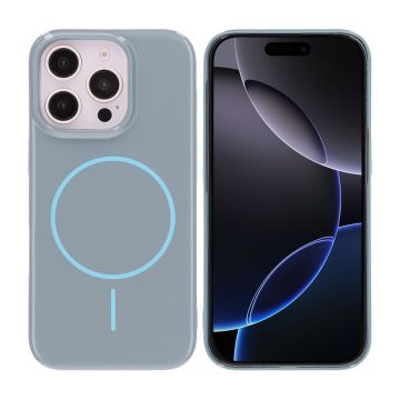 iPhone 16 Pro Skal MagSafe, Blankt Enfärgat - Blå
