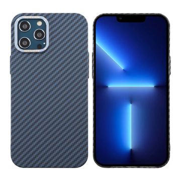 Kolfiber Skal iPhone 12 Pro Max - Blå- G-SP.se