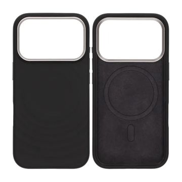 Mobilskal Silikon med Magsafe för iPhone 17 Pro - Svart