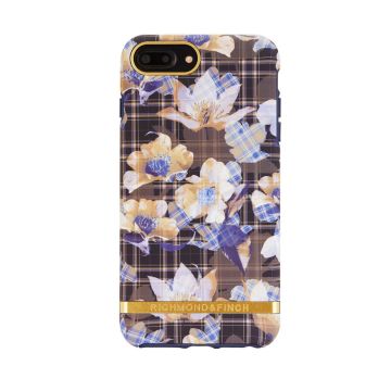 Richmond & Finch Skal Floral Checked - iPhone 6/6S/7/Plus- G-SP.se