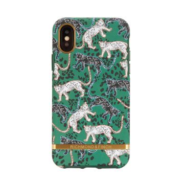 Richmond & Finch Skal Green Leopard - iPhone XS Max- G-SP.se