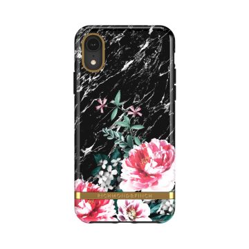 Richmond & Finch Skal Svart Marmor Floral - iPhone XR- G-SP.se