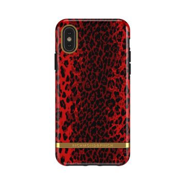 Richmond & Finch Skal Röd Leopard - iPhone XS MAX- G-SP.se