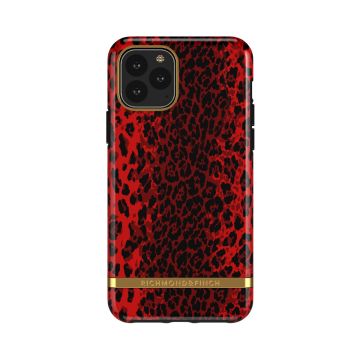 Richmond & Finch Skal Röd Leopard - iPhone 11 Pro- G-SP.se