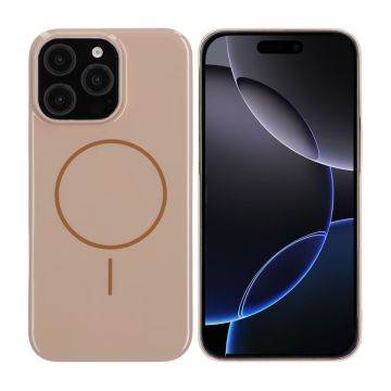 iPhone 16 Pro Max Skal MagSafe, Blankt Enfärgat - Guld