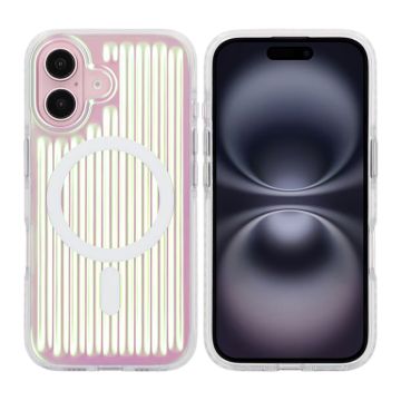 iPhone 16 Stöttåligt Mobilskal Magsafe Reflektionsfärg - Grön