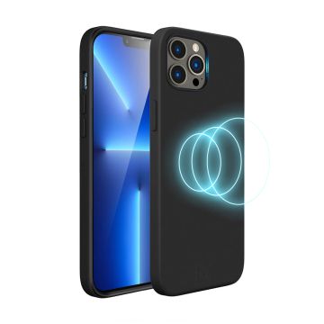 iPhone 14 Pro Silikonskal Rvelon MagSafe - Svart- G-SP.se
