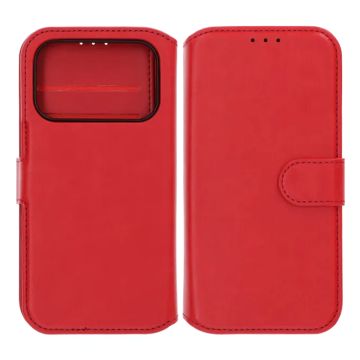 Rvelon Plånboksfodral Magnet för iPhone 17 Pro - Röd