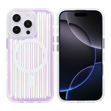 iPhone 16 Pro Stöttåligt Mobilskal Magsafe Reflektionsfärg - Grön