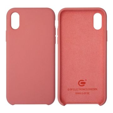 Mobilskal Silikon iPhone X/XS - Rosa- G-SP.se