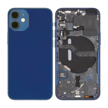 iPhone 12 Mini Baksida Komplett Med Smådelar - Blå