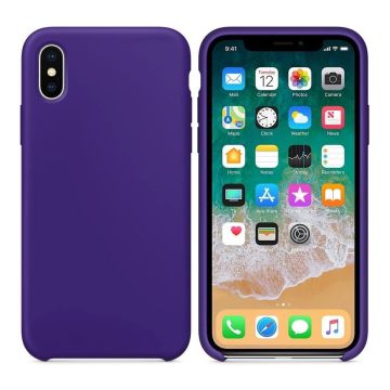 Silicone Case For iPhone X Violet