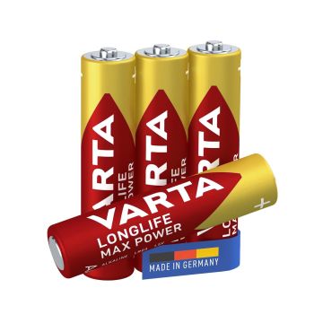 Varta Longlife Batterier 4-pack Max Power AAA 1.5 V