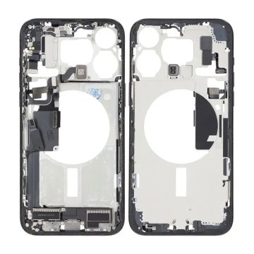 Mittenram med smådelar för iPhone 15 Pro Max - Blå Titan OEM