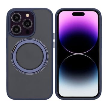 iPhone 14 Pro Mobilskal med Magsafe Stativ - Blå