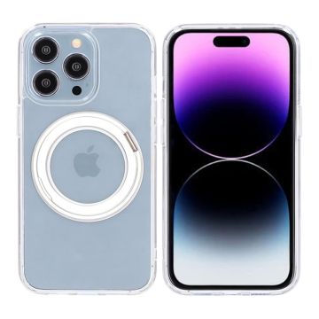 iPhone 14 Pro Max Mobilskal med Magsafe Stativ - Transparent
