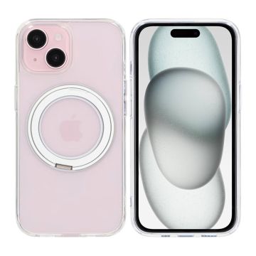 iPhone 15 Mobilskal med Magsafe Stativ - Transparent