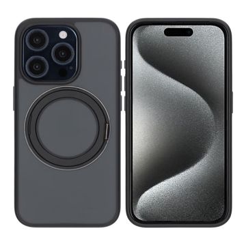 iPhone 15 Pro Mobilskal med Magsafe Stativ - Svart