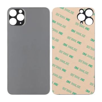 iPhone 11 Pro Max Baksida Glas med Självhäftande tejp - Svart