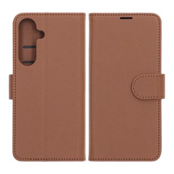 Plånboksfodral med stativ till Samsung Galaxy S25 FE - Brun