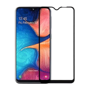 Skärmskydd Samsung Galaxy A20e - 3D Härdat Glas Svart (miljö)- G-SP.se