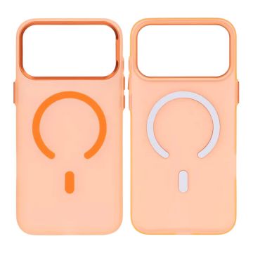 Mobilskal med kameraskydd iPhone för 17 Pro Max - Frostat Orange