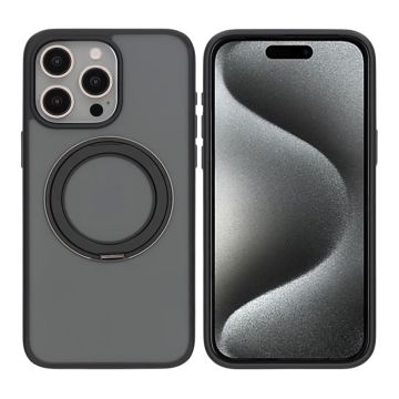 iPhone 15 Pro Max Mobilskal med Magsafe Stativ - Svart