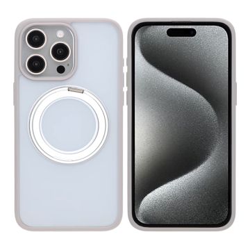 iPhone 15 Pro Max Mobilskal med Magsafe Stativ - Grå