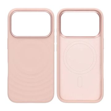 Mobilskal Silikon med Magsafe för iPhone 17 Pro - Rosa