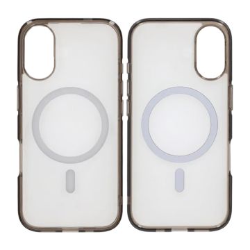 Mobilskal TPU Magsafe för iPhone 17 - Svart Transparent