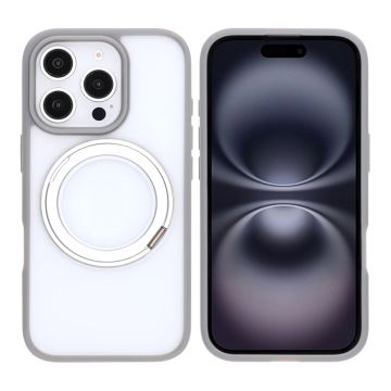 iPhone 16 Pro Max Mobilskal med Magsafe Stativ - Grå