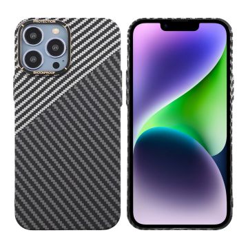 Kolfiber Skal iPhone 13 Pro Max - Svart & Vit- G-SP.se