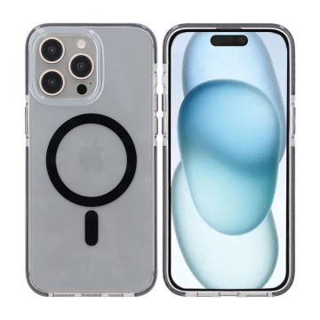 iPhone 15 Pro Mobilskal Magnet Dubbelskydd - Svart