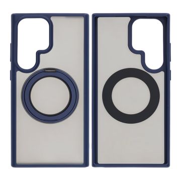 Samsung Galaxy S24 Ultra Mobilskal med Magsafe Stativ - Blå