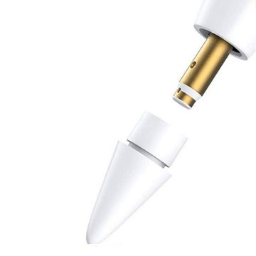 Apple Pencil 1/2 toppar 5 vita  - Uppgraderade