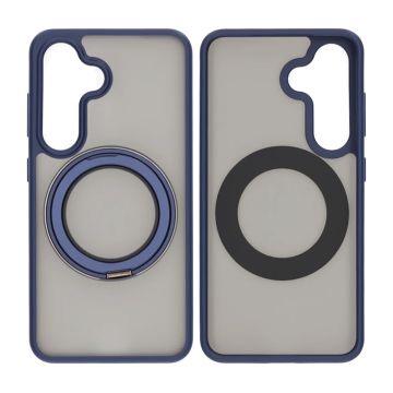 Samsung Galaxy S25 Plus Mobilskal med Magsafe Stativ - Blå