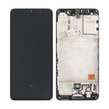 Samsung Galaxy A41 LCD Skräm med Display Original - Svart- G-SP.se