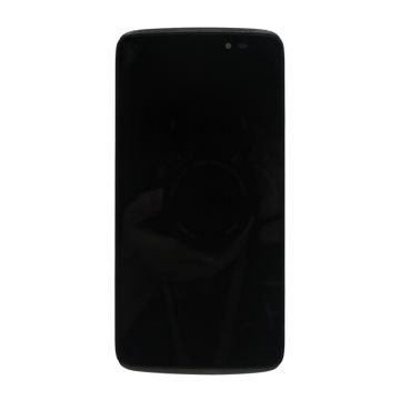 Alcatel One Idol 3 Skärm med LCD Display med Ram - Svart- G-SP.se