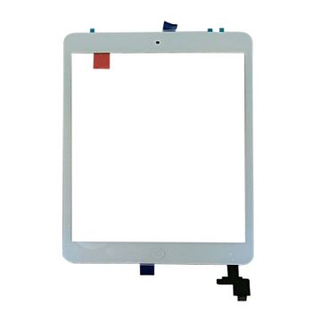 iPad Mini/Mini 2 Glas med Touchskärm med Hemknapp Flexkabel OEM - Vit- G-SP.se