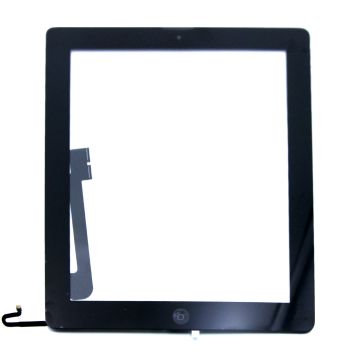 iPad 4 Glas med Touchskärm med Hemknapp - Svart- G-SP.se