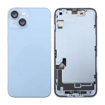iPhone 14 Baksida med Komplett Ram - Blå- G-SP.se