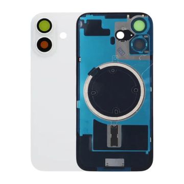 Baksida Glas med smådelar för iPhone 17 - Vit