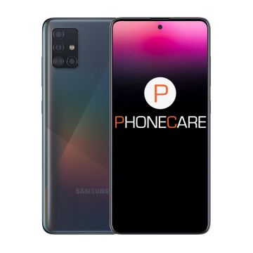 Begagnad Galaxy A51 128GB Prism Crush Black - Bra skick (B)
