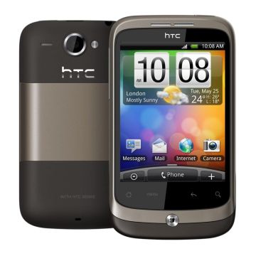 Begagnad HTC Wildfire 512MB Brun - Använt skick- G-SP.se
