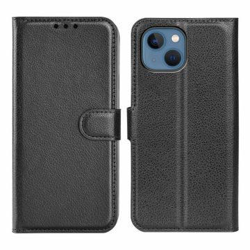 iPhone 15 Plånboksfodral med stativ - Svart- G-SP.se