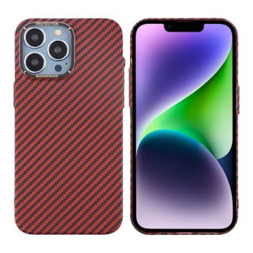 Kolfiber Skal iPhone 14 Pro - Röd- G-SP.se